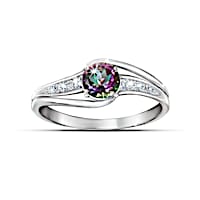 "Mystic Enchantment" Multi-Colored Topaz Ring