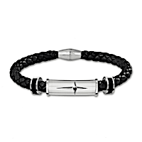 Black Sapphire Protection & Strength For Son Men's Bracelet