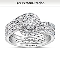 Our Love Story Personalized Diamond Ring