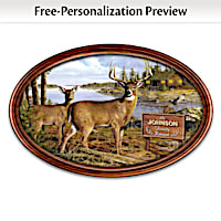 Woodland Retreat Personalized Collector Plate