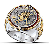 Men's Ring Honouring The Victory That United Canada Forever
