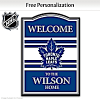 NHL Toronto Maple Leafs&reg; Personalized Welcome Sign