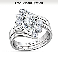 Love Completes Us Personalized Ring