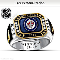 Winnipeg Jets&#153; Monogrammed Men's Ring