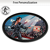 The King Of My Heart: Elvis Personalized Collector Plate