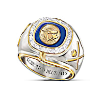 Toronto Blue Jays Diamond Ring Size 12