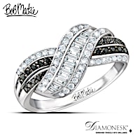 Bob Mackie Night And Day Diamonesk Ring