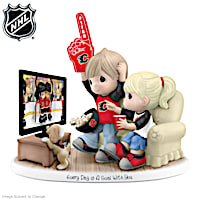 Calgary Flames&reg; Fan Porcelain Figurine