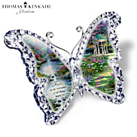 Thomas Kinkade "Faith" Butterfly Sculpture