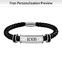 My Son, My Pride, My Joy Personalized Men's Bracelet