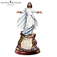 Thomas Kinkade Illuminated Jesus Sculpture