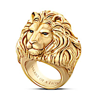 Heart Of A Lion Men's Ring Size 10