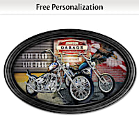 "Freedom Rider" Framed Collector Plate With Your Family Name