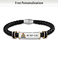 RCMP Personalized Men's Bracelet