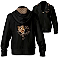 Paw Prints On My Heart Women's Hoodie