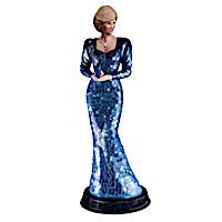 Princess Diana "Beauty & Grace" Sculpture With Mosaic Dress