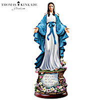 Thomas Kinkade Hail Mary, Full Of Grace Sculpture