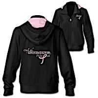 Only The Strong Wear Pink Women's Hoodie