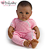 So Truly Mine Play Doll: Black Hair, Brown Eyes, Dark Skin