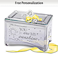 Granddaughter, You Are My Sunshine Personalized Music Box