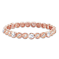 Footprints In The Sand Copper Stretch Bracelet