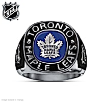 Toronto Maple Leafs&reg; Stainless Steel Men's Ring