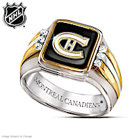 Montreal Canadiens&reg; Men's Vintage 6-Diamond Ring
