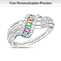 Forever Family Personalized Ring