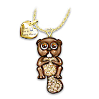 Granddaughter, I Love You So Furry Much Pendant Necklace