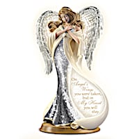 Forever In My Heart Mosaic Angel Sculpture