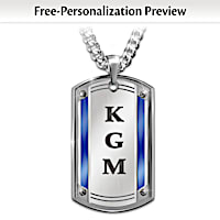 Proud To Call You Son Personalized Pendant Necklace