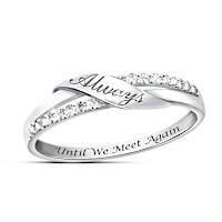 Until We Meet Again Diamond Ring Size 12