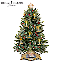 Thomas Kinkade Holiday Traditions Tabletop Tree