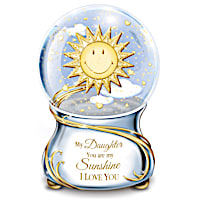 My Daughter, You Are My Sunshine Musical Glitter Globe