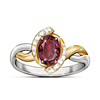 Magnificent Merlot Ring