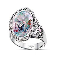 Lena Liu's Butterflies Of Hope Ring