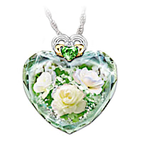 Irish Rose Pendant Necklace