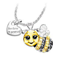 "Granddaughter, Always Bee Yourself" Crystal Necklace