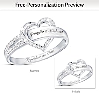 "Together As One" Personalized Diamond Ring