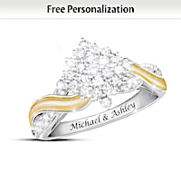 Love, Always And Forever Personalized Diamond Ring