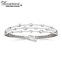 3.5-Carat Simulated Diamond Starry Night Bracelet