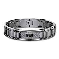 Strength, Courage, Wisdom Stainless Steel Magnetic Bracelet