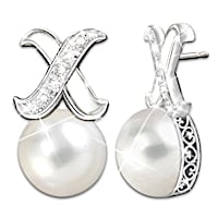 "All My Love" Cultured Pearl & Diamond Daughter Earrings