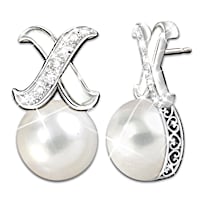 All My Love Cultured Pearl & Diamond Earrings