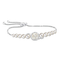 Diamond And Topaz God's Pearls Of Wisdom Bracelet