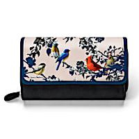 James Hautman "Songs Of Spring" Women's Trifold Wallet