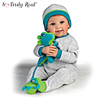 Linda Murray "Ryan And Rex" Baby Doll With Plush Dinosaur