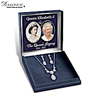 Coronation Celebration Pendant Necklace And Earrings Set