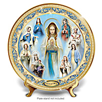 Hector Garrido "Visions Of Mary" Heirloom Porcelain Plate
