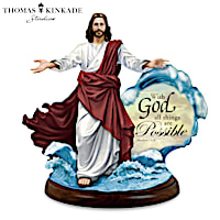 Thomas Kinkade All Things Are Possible Sculpture